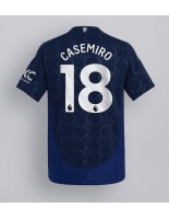 Manchester United Casemiro #18 Venkovní Dres 2024-25 Krátký Rukáv